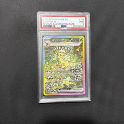 Pokemon TCG Leafeon EX Sir 144/131 Prismatic Evolutions Card Mint PSA 9 - Image 1