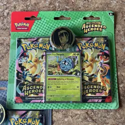 [NEW] Pokemon Ascended Heroes 2-Pck Blisters - Erika and Larry - Set of 2 SEALED - Image 3