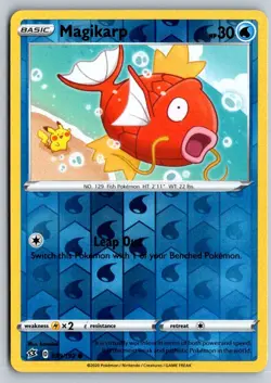 Magikarp 039/192 Common Rebel Clash Pokemon Reverse Holo Near Mint - Image 1