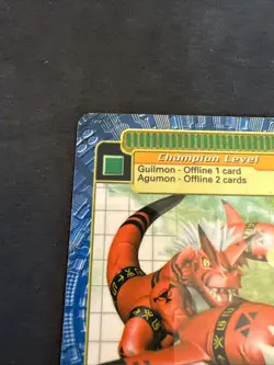 Digimon Digi-Battle Card Game Growlmon DP-01 Plastic Toy Exclusive Promo MP - Image 2