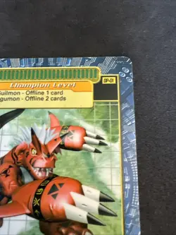 Digimon Digi-Battle Card Game Growlmon DP-01 Plastic Toy Exclusive Promo MP - Image 3