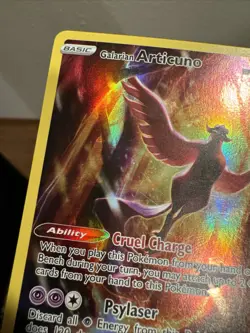 Pokemon - SWSH282 Galarian Articuno Sword & Shield Black Star Promo Holo - Image 3
