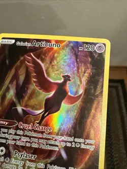 Pokemon - SWSH282 Galarian Articuno Sword & Shield Black Star Promo Holo - Image 4