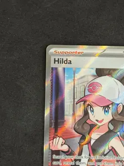 Pokemon Hilda 164/086 Full Art Trainer White Flare Holo NM Near Mint - Image 2