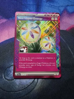 Neo Upper Energy Prize Pack Series 6 Stamped Play Pokemon TCG Ace Spec - Image 1