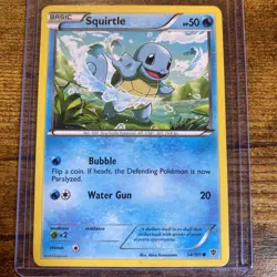 Squirtle 063/095 Non Holo Pokemon Unleashed Pokemon TCG LP 2013 With Top Loader - Image 1