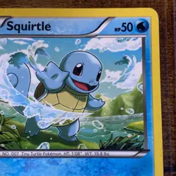 Squirtle 063/095 Non Holo Pokemon Unleashed Pokemon TCG LP 2013 With Top Loader - Image 3