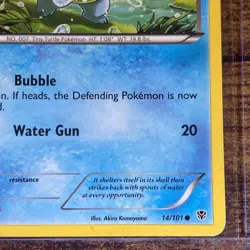 Squirtle 063/095 Non Holo Pokemon Unleashed Pokemon TCG LP 2013 With Top Loader - Image 4