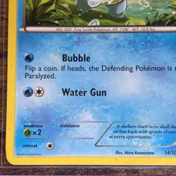 Squirtle 063/095 Non Holo Pokemon Unleashed Pokemon TCG LP 2013 With Top Loader - Image 5