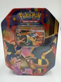 Sealed Pokemon Mega Charizard Ex X and Y Tin Set - Image 3