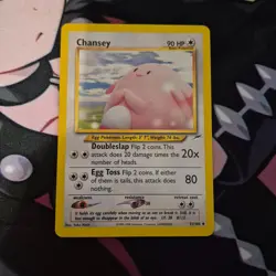 Pokemon TCG Chansey 31/105 Neo Destiny 2002 Unlimited Uncommon - LP - Image 1