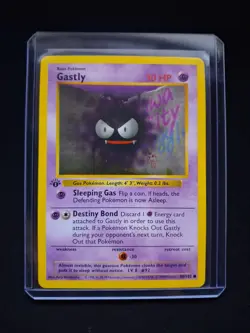 1999 pokemon base set 1st edition gastly - Image 1