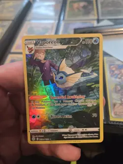 Pokemon TCG Vaporeon TG02/TG30 SWSH09 Brilliant Stars TG Ultra Rare Holo - Image 1