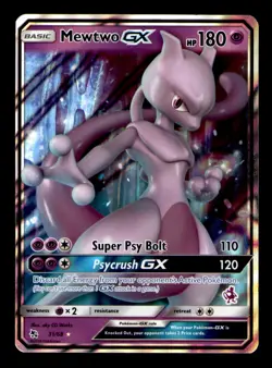Mewtwo GX 31/68 Holo GX Rare Hidden Fates Pokemon Near Mint - Image 1
