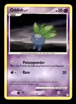 Oddish 112/146 Common Legends Awakened Pokemon Near Mint - Image 1