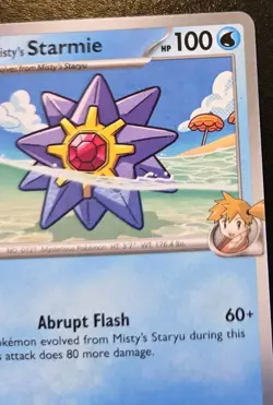 Misty's Starmie 047/182 Uncommon Scarlet & Violet: Destined Rivals Pokemon TCG - Image 3