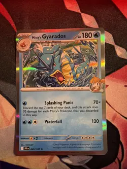 Pokemon TCG Misty's Gyarados Holo Rare Destined Rivals 049/182 - Image 1