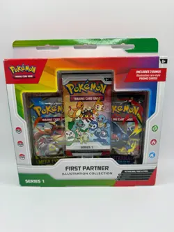 Pokemon First Partner Illustration Collection Series 1 Box English Sealed - Image 1