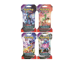 Pokemon TCG: Scarlet & Violet Temporal Forces Booster 4pk- Style may vary - Image 1