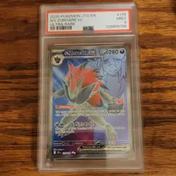 Pokemon TCG N's Zoroark ex 175/159 Sv09 Ultra Rare Stage 1 Holo HP280 EX - Image 1