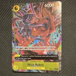 Bandai Nico Robin OP09-107 Rare Alt Art Holo Emperors New World EN - Image 1
