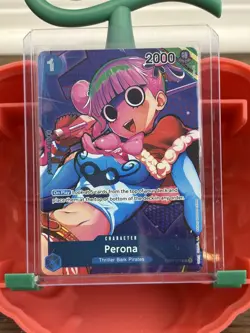 • Perona • OP01-077 Alt Art Holo Romance Dawn Box Topper One Piece TCG NM - Image 1