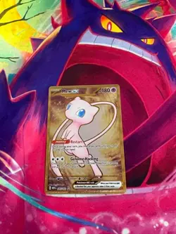 Mew ex 205/165 Metal Card Light Play English Pokemon TCG - Image 1