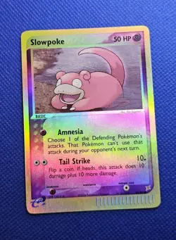 Pokemon Card Slowpoke 45/95 EX Team Magma vs Team Aqua Reverse Holo LP - Image 1
