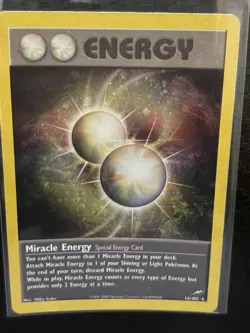 Miracle Energy 16/105 Neo Destiny Pokemon Card Holo Rare - Image 1