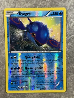 Kyogre 53/160 Pokemon TCG Card XY - Primal Clash Reverse Holo (Near Mint) NM - Image 1