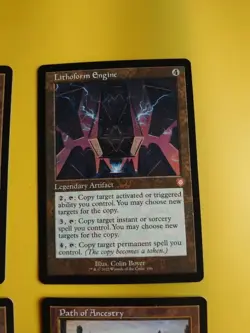 Path of Ancestry,Darkwater Catacombs,Lithoform Engine,Temple of Deceit MTG Card. - Image 5
