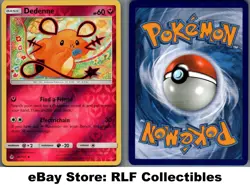 2018 Pokemon, S&M Forbidden Light, #88/131 Dedenne, Reverse Holo Uncommon - Image 1