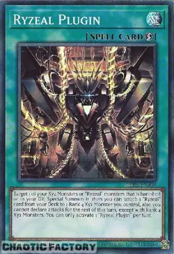YUGIOH CRBR-EN008 Ryzeal Plugin Super Rare 1st Edition NM - Image 1
