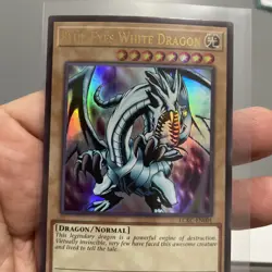Blue Eyes White Dragon LCKC-EN001 ULTRA RARE NEAR MINT +Bonus Card FREE SHIPPING - Image 3