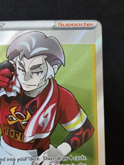 Pokemon Tcg Card - Kabu Darkness Ablaze 186/189 ** Ink Dot Miscut Error ** - Image 5