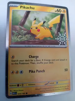 Pikachu - (Holiday Calendar) 025/165 Miscellaneous Cards & Products Holo - Image 2