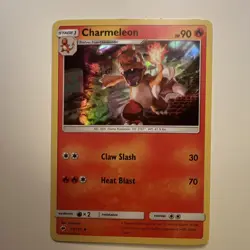 Pokemon TCG Burning Shadows Holo 2 Card Charmander Charmeleon Evolution 2017 - Image 2