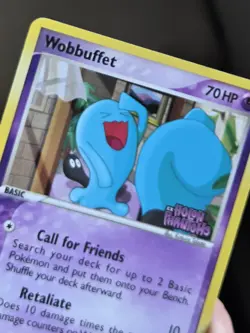 Wobbuffet Holon Phantoms Reverse Holo Stamped 56/110 2006 LP Pokemon Card - Image 2