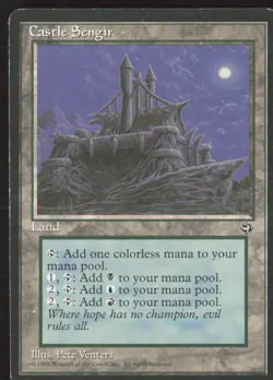 Castle Sengir Uncommon Homelands Magic: The Gathering Moderately Played - Image 1