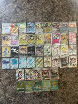 Pokemon Card (46 Total) Lot. Guaranteed Hits, Hyper Rare, SIR, IR, Full Art, EX - Image 1