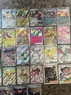 Pokemon Card (46 Total) Lot. Guaranteed Hits, Hyper Rare, SIR, IR, Full Art, EX - Image 3