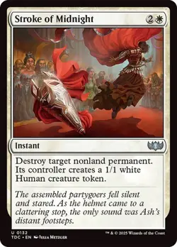 Stroke of Midnight 132 Non-Foil NM MTG Commander: Tarkir Dragonstorm Magic - Image 1