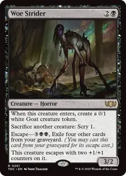 Woe Strider 201 Non-Foil NM MTG Commander: Tarkir Dragonstorm Magic - Image 1