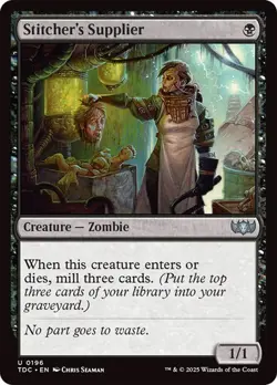 Stitcher's Supplier 196 Non-Foil NM MTG Commander: Tarkir Dragonstorm Magic - Image 1