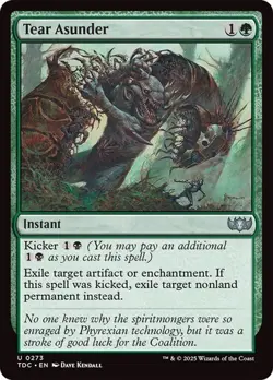 Tear Asunder 273 Non-Foil NM MTG Commander: Tarkir Dragonstorm Magic - Image 1