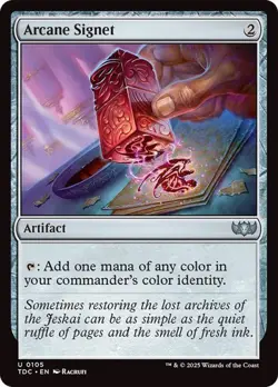 Arcane Signet 105 Non-Foil NM MTG Commander: Tarkir Dragonstorm Magic - Image 1