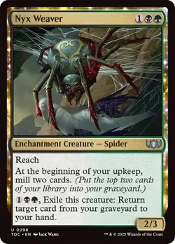 Nyx Weaver 298 Non-Foil NM MTG Commander: Tarkir Dragonstorm Magic - Image 1