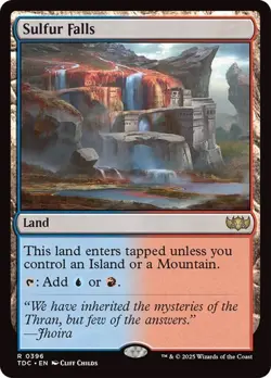 Sulfur Falls 396 Non-Foil NM MTG Commander: Tarkir Dragonstorm Magic - Image 1