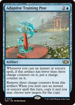 Adaptive Training Post 18 Non-Foil NM MTG Commander: Tarkir Dragonstorm Magic - Image 1