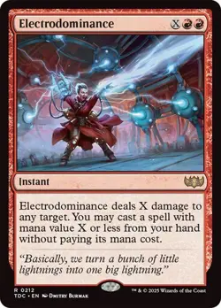 Electrodominance 212 Non-Foil NM MTG Commander: Tarkir Dragonstorm Magic - Image 1